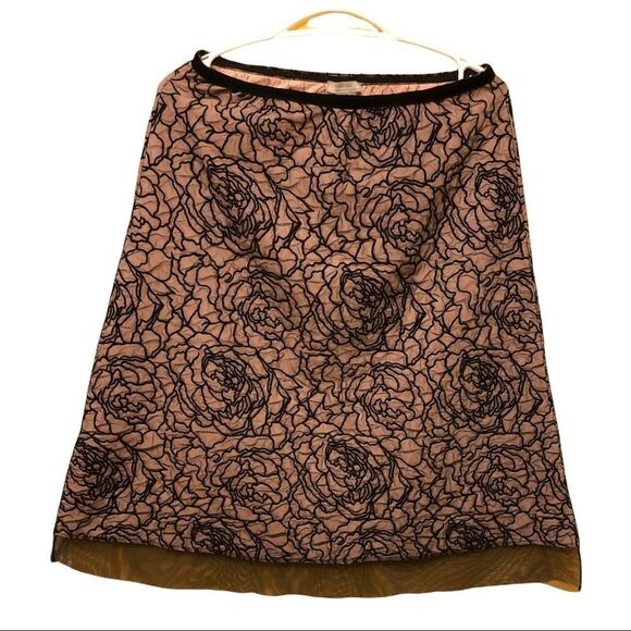 Deane & White Rose Bud Lace Skirt EUC - Picture 1 of 8